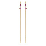 Zalora Pink 14K Gold Plated Earring w. Zirconia