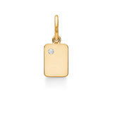 My Secret A 18K Gold Pendant w. Diamond