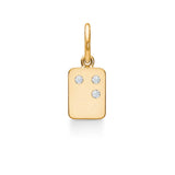 Min hemmelighed d 18k Guld Vedhæng m. Diamanter