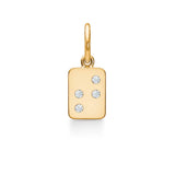 My Secret T 18K Gold Pendant w. Diamonds