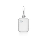 My Secret A 18K Hvidguld Vedhæng m. Diamant