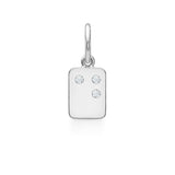 My Secret D 18K Hvidguld Vedhæng m. Diamanter