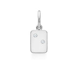 My Secret E 18K Hvidguld Vedhæng m. Diamanter