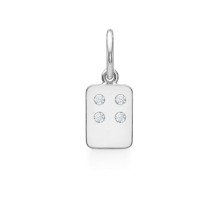 My Secret G 18K Whitegold Pendant w. Diamonds