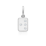 My Secret W 18K Whitegold Pendant w. Diamonds
