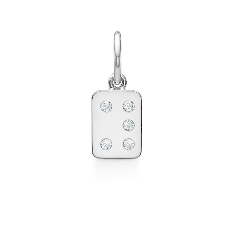 My Secret Y 18K Whitegold Pendant w. Diamonds