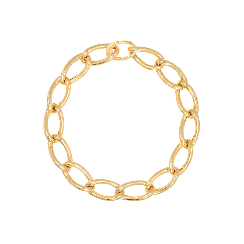Ellisse 18k Gold plattiert Armband