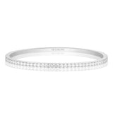 Ellisse Silver Bangle w. Zirconias
