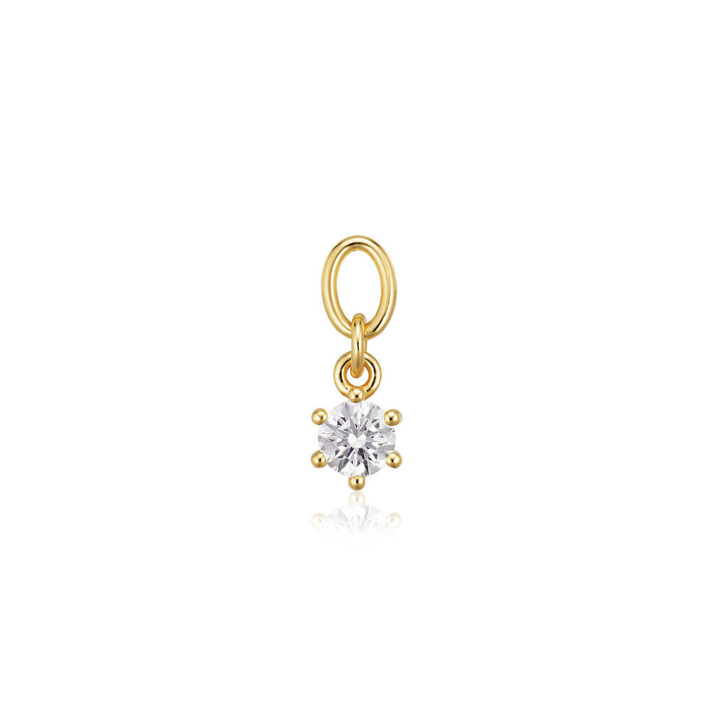 Circolo Uno Silver Pendant w. Zirconias