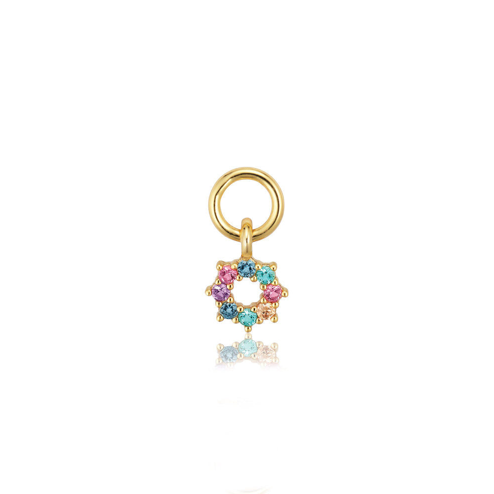SOLE 18K GLODSPENDEL PENDEN W. Zirkonia