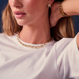 Ellisse 18K Gold Plated Necklace