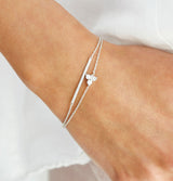 Rock Classic Armband aus 18K Weißgold vergoldet I Diamanten