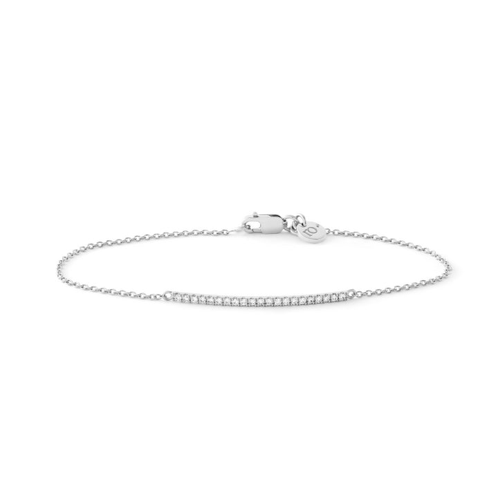 Rock Classic Armband aus 18K Weißgold vergoldet I Diamanten