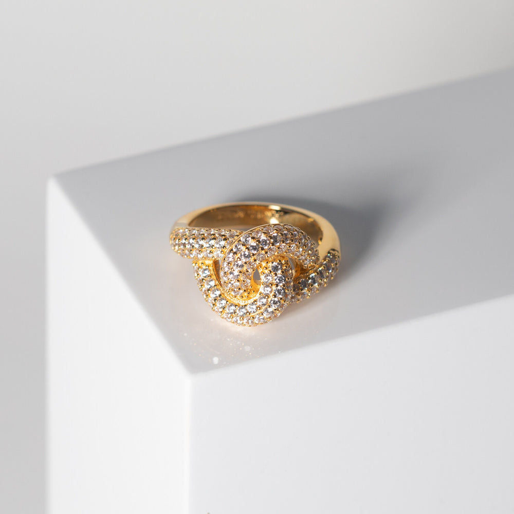 Imperia 18K Forgyldt Ring m. Zirkoner