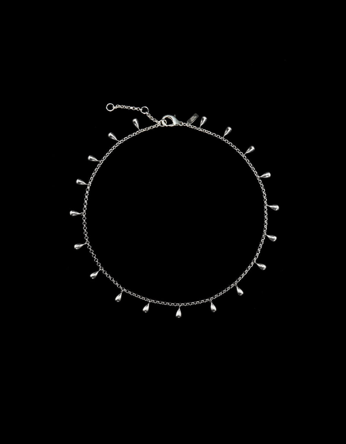 Sirens Tears Silver Necklace