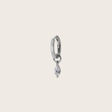 Occhio Silver Pendant w. Zirconia