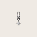 Lati Quattro Silver Pendant w. Zirconia