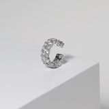 Livigno Silver Ear Cuff w. Zirconias