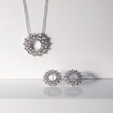 Livigno Silver Necklace w. Zirconias