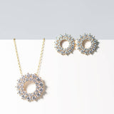 Livigno 18K Gold Plated Earrings w. Zirconias