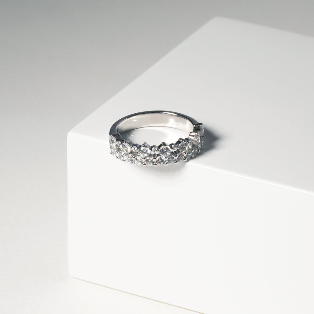 Livigno Silver Ring w. Zirconias