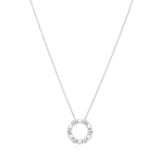 Biella Perla Silber Halskette w. Zirkonia & Perle