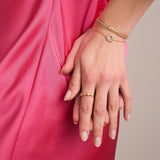 Livingo 18K Gold Plated Bracelet w. Zirconia