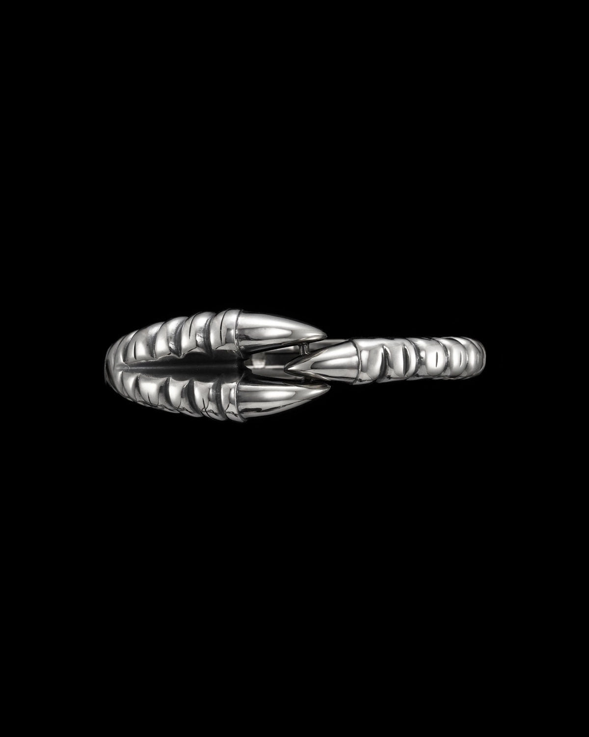 Claw. Silver Bangle