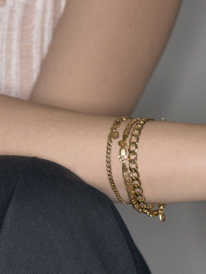 Saffi Forgyldt Armbånd
