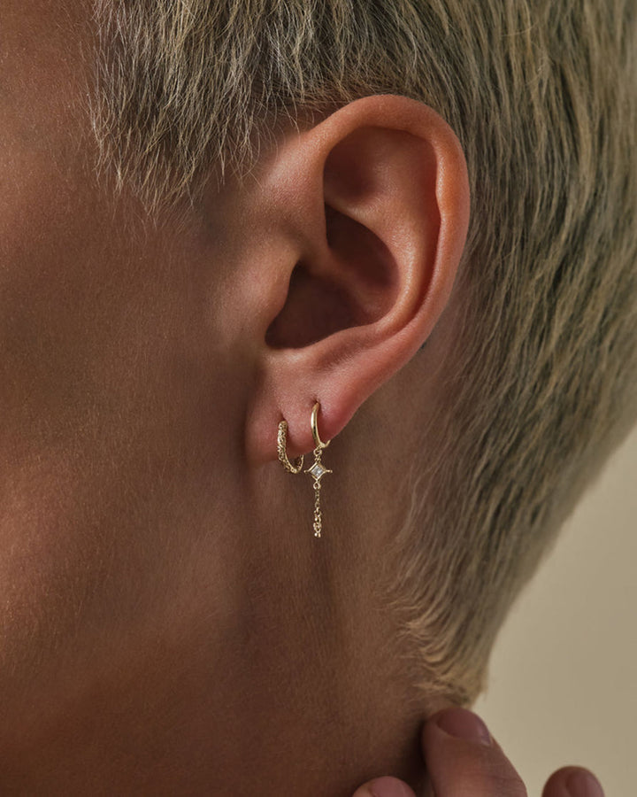 Dala Diamant Lucky Lumen Clicker 9k Guld Hoop m. Diamant