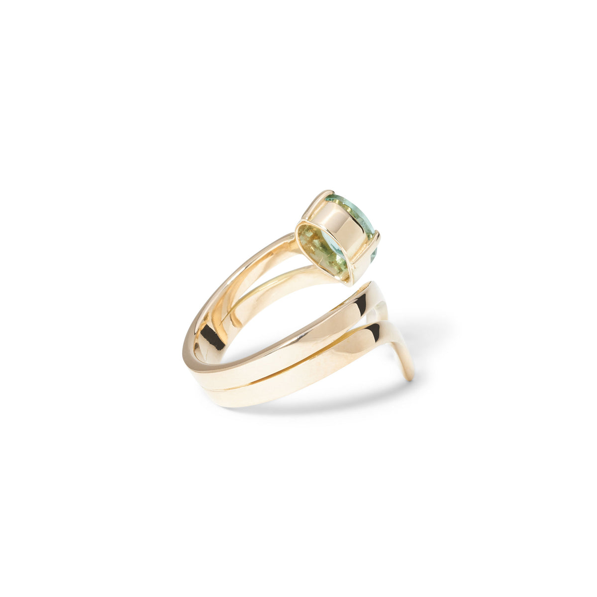 Northern Light 18K Gold Ring w. Tourmaline