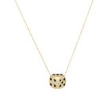Mini Hasard 18K Gold Necklace w. Lab-Grown Diamonds