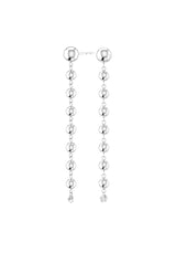 Grand Cascade Nude 18K Whitegold Earrings w. Lab-Grown Diamonds