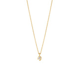 Mercy 18K Gold Necklace w. 0.05ct Diamond