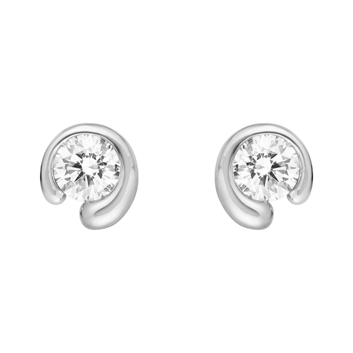Mercy 18K White Gold Studs w. 0.40 ct Diamonds