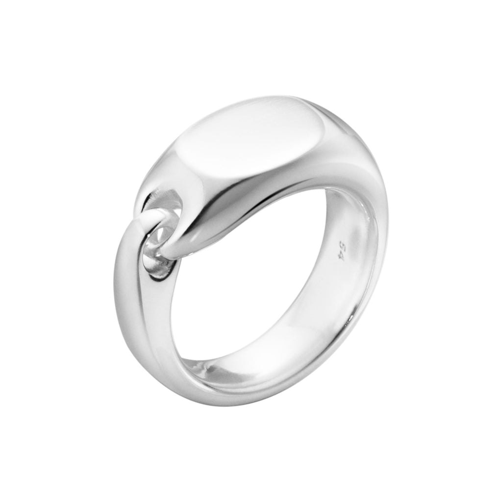 Reflect Silver Signet Ring