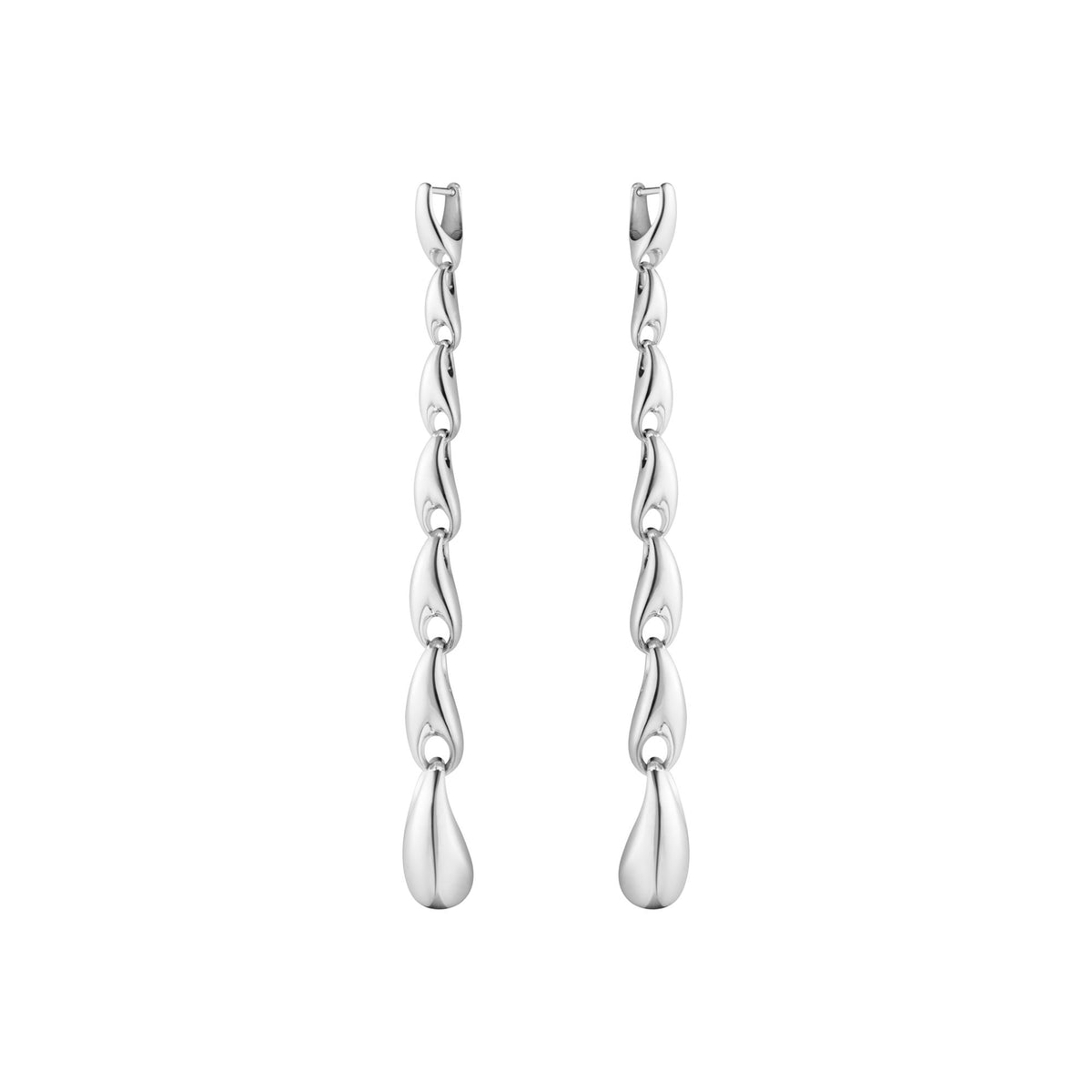 Reflect Extra Long Silver Earring