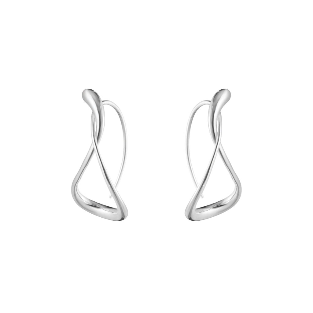 Mercy Large Silver Hoops