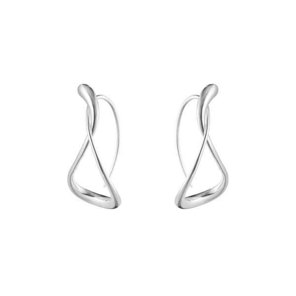 Mercy Large Silver Hoops