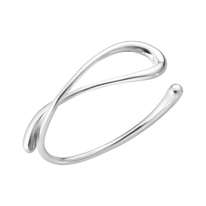 Mercy Twist Silver Bangle