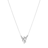 Moonlight Grapes Chandelier Silver Necklace