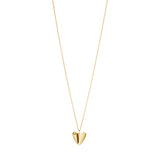 2024 Folded Heart 18K Gold Necklace