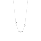 Signature 18K Whitegold Necklace w. Diamonds