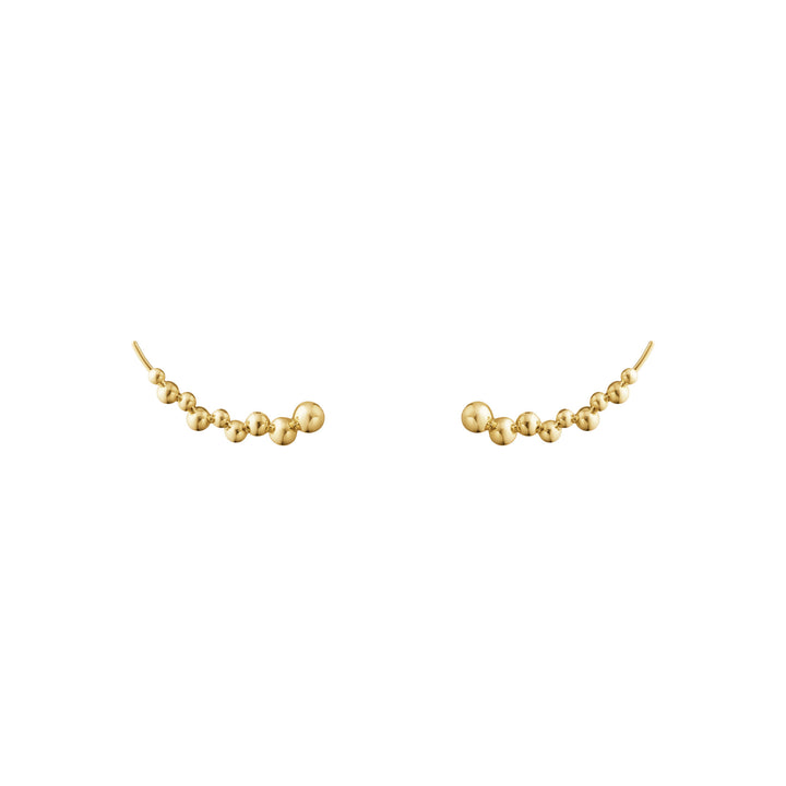 Moonlight Grapes Crawler 18K Gold Earrings