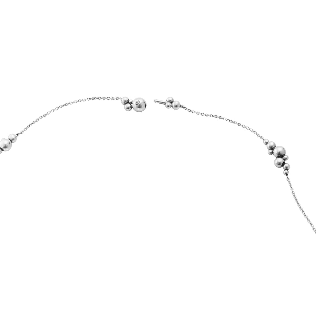 Moonlight Grapes Sautoir Silver 90cm Necklace