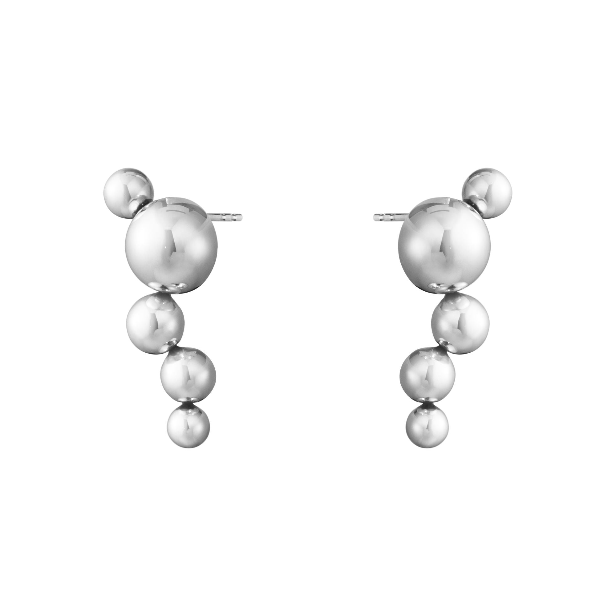 Moonlight Grapes Silver Earrings
