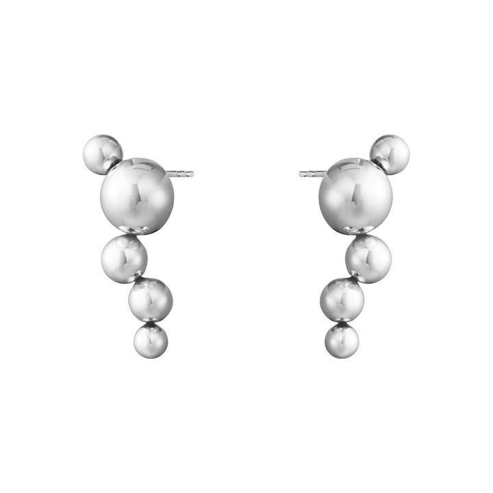 Moonlight Grapes Silver Earrings