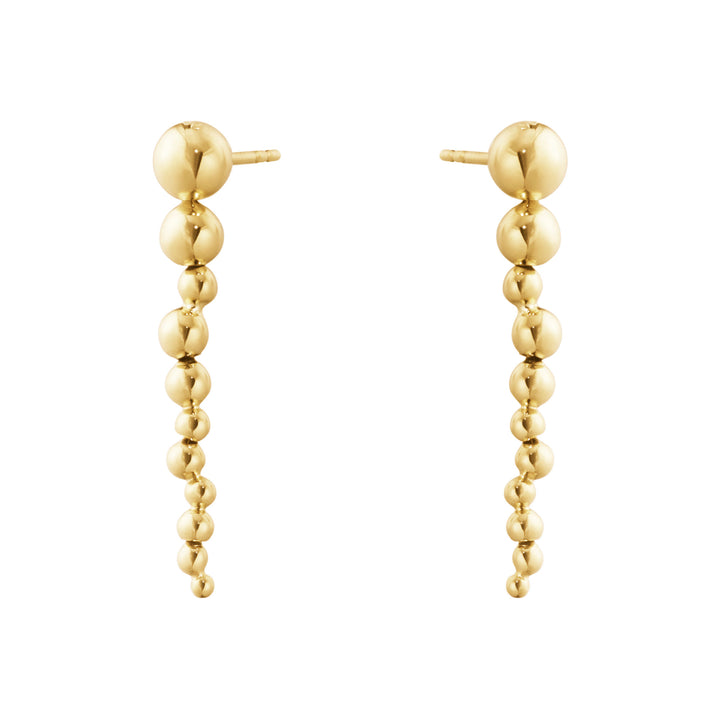Moonlight Grapes 18K Gold Long Earrings