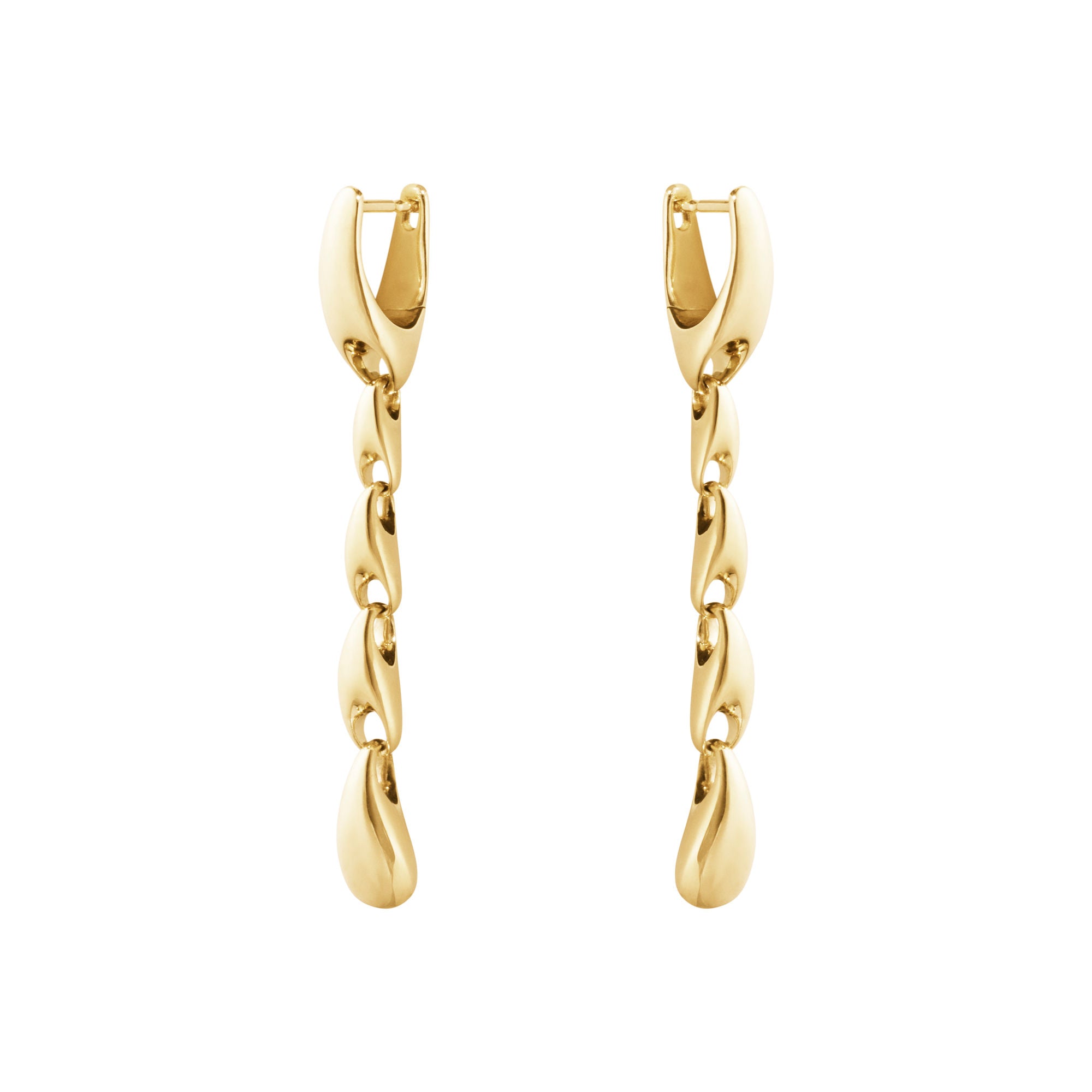 Reflect 5 Link 18K Gold Earrings
