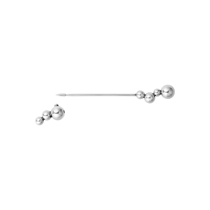 Moonlight Grapes Silver Brooch